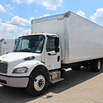 Freightliner Truck Body Front 3/4 View Shown with Multiple Options 