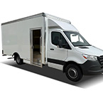 Sprinter Cargoport - Open Front 3/4 Curbside View 