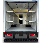 Sprinter Cargoport - Rear View w/ Folding Shelving Down (Optional) 